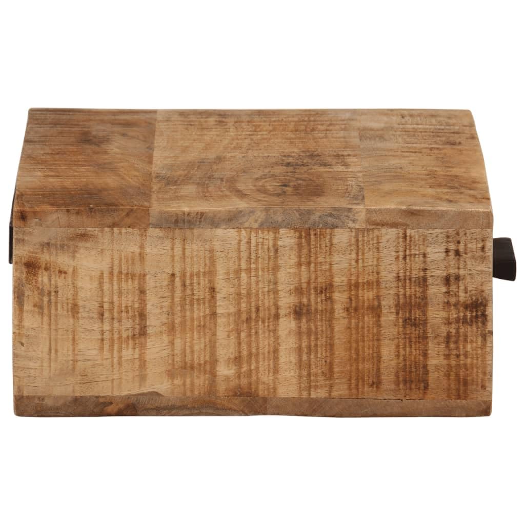 Hothingwell Ścienny stolik nocny 40x30x13,5 cm lite drewno mango