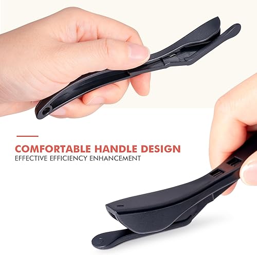 Miniatura 4 de FOSHIO Paquete de 2 cortadores de papel de regalo, herramienta deslizante de Navidad y cumpleaños con 10 cuchillas, suministros de envoltura de