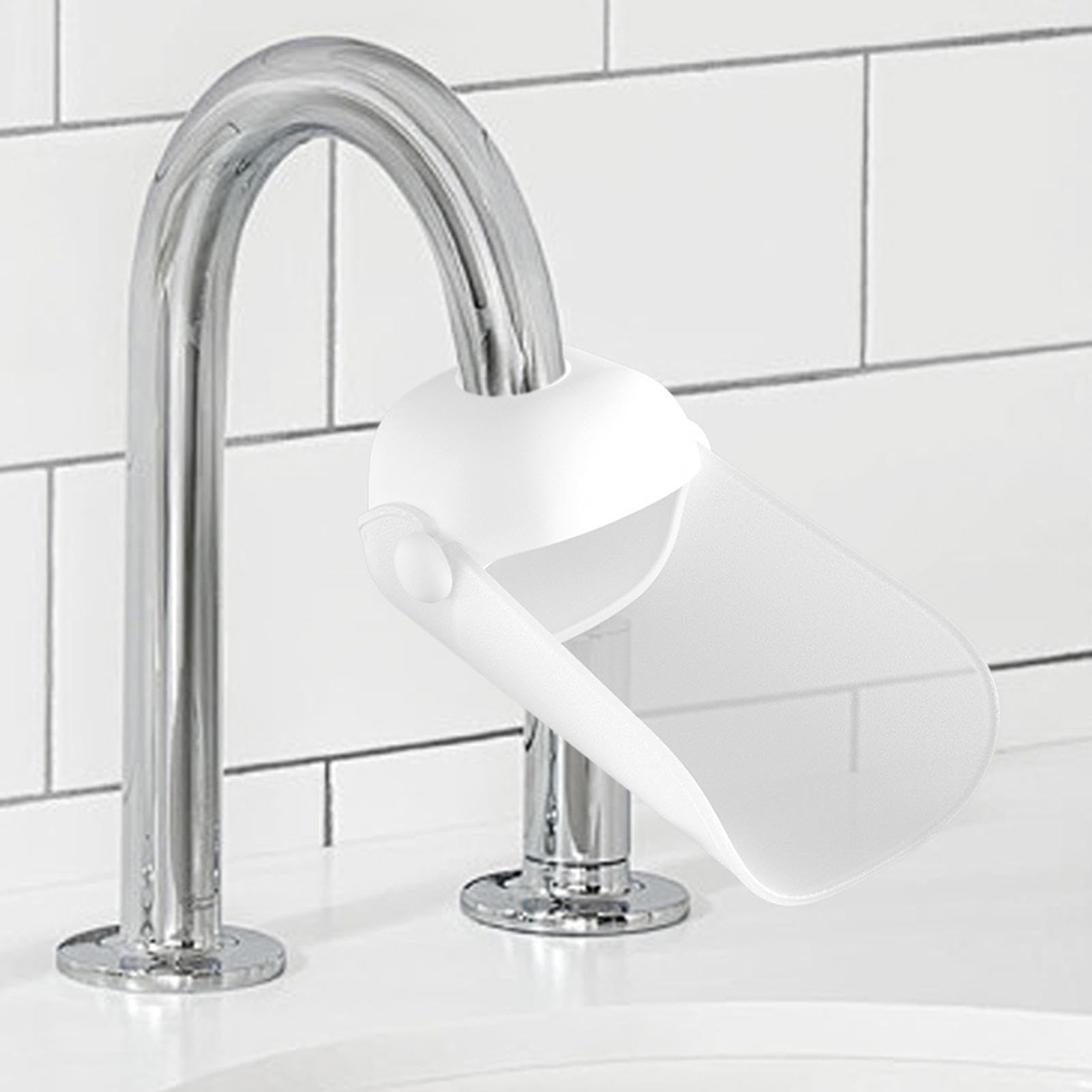 05)Extension De Robinet De Baignoire D'eau En Forme De Feuille, Extension De Robinet De Douche