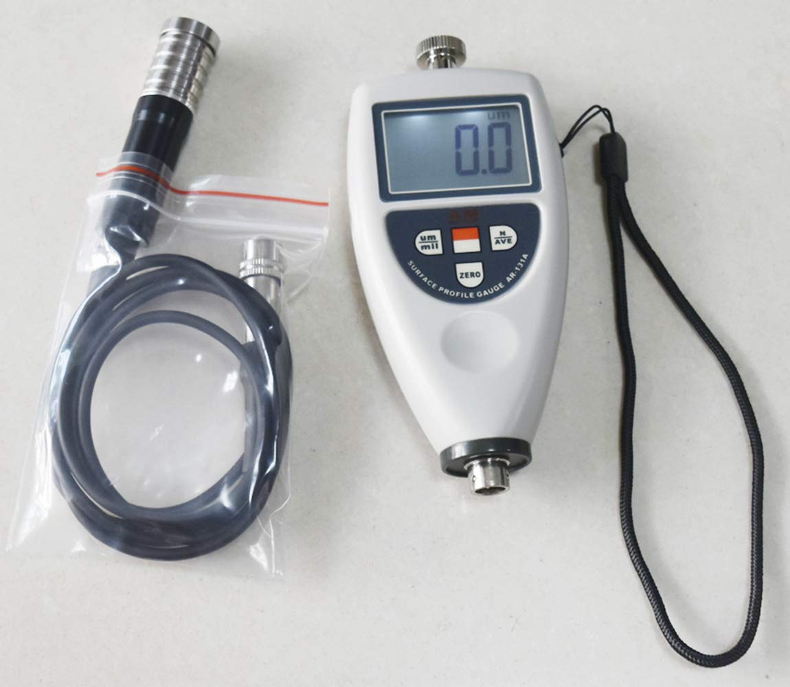 Surface Roughness Meter Gauge Tester Surface Profile Gauge with Measuring Range 0-750um Profilometer Gauge