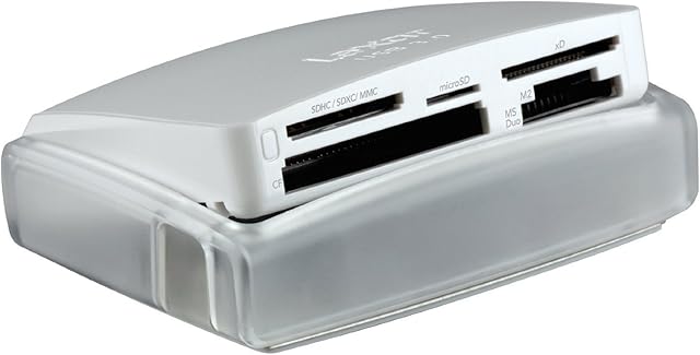 Lexar Professional Multi-Card 25-in-1 USB 3.0 (500MB/s) Memory Card Reader - White