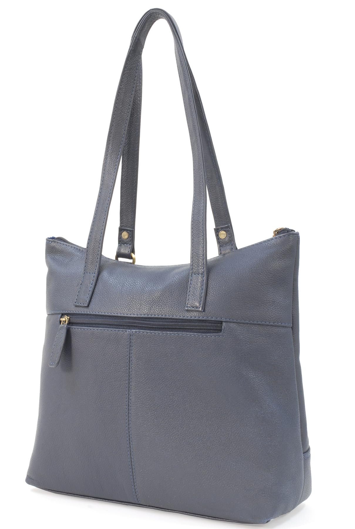 Catwalk Collection Handbags - Bolso de Hombro de Piel - Tote Bag de Mujer - Bolso de Mano Diario - Grande/Mediano - Harper
