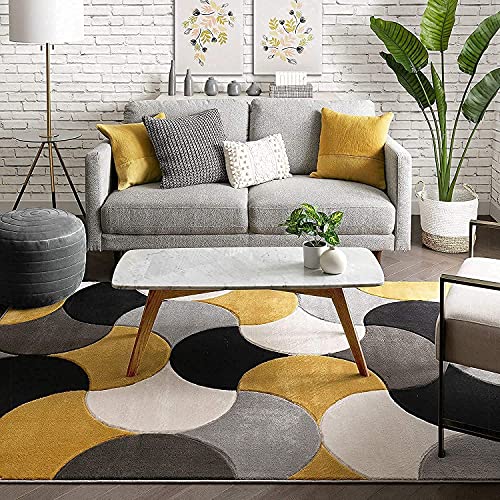 Image of Mordern Design Handmade Tufted Carpet Pure Woollen Export Quality Carpet for Living Room, Bedroom Hall [ Size 9 x 12, Color Multi A4 ]
