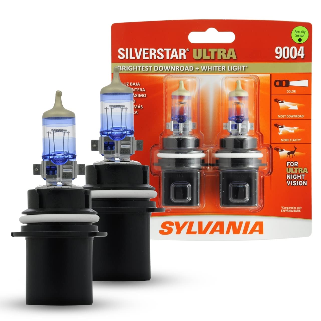 SYLVANIA194 Long Life Miniature - Bulb, Ideal for Interior Lighting – Trunk, Cargo and License Plate (Contains 2 Bulbs)