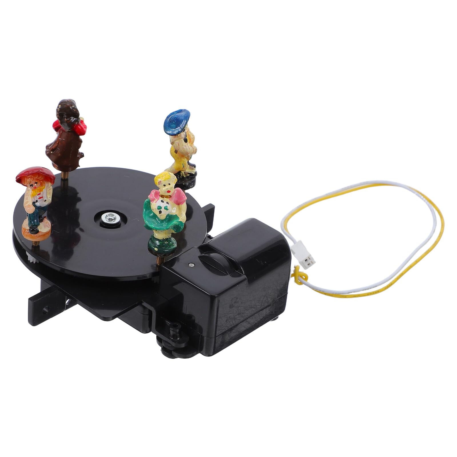 Mecanismo Giratorio de Plástico para Reloj de Aves Compatible Movimiento 8599c, Pieza Rotativa Decorativa Ligera y Silenciosa para Relojes de Aves, Accesorio de Repuesto