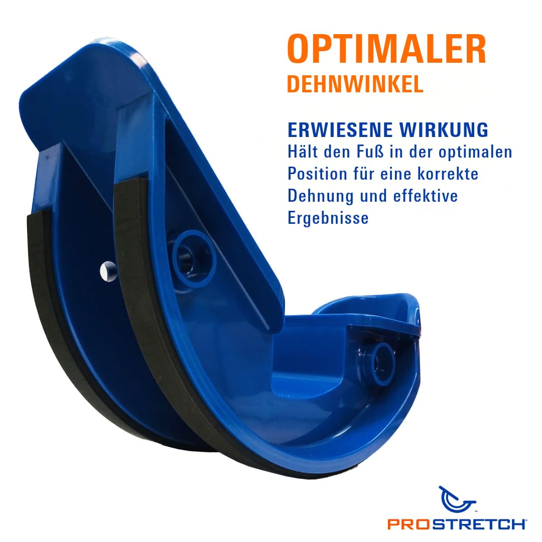 ProStretch Original Waden- & Fußdehner – Lindert Fersenschmerzen, Plantarfasziitis, Achillessehne – Rutschfest, Bis Größe 47