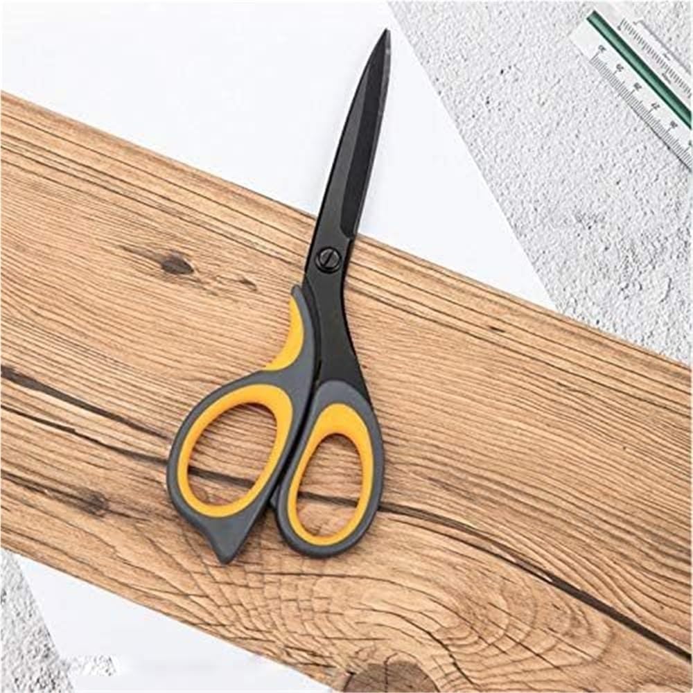 Kitchen Scissors, Large-sized Coated Pointed Alloy Steel Multi-functional Office, Craft