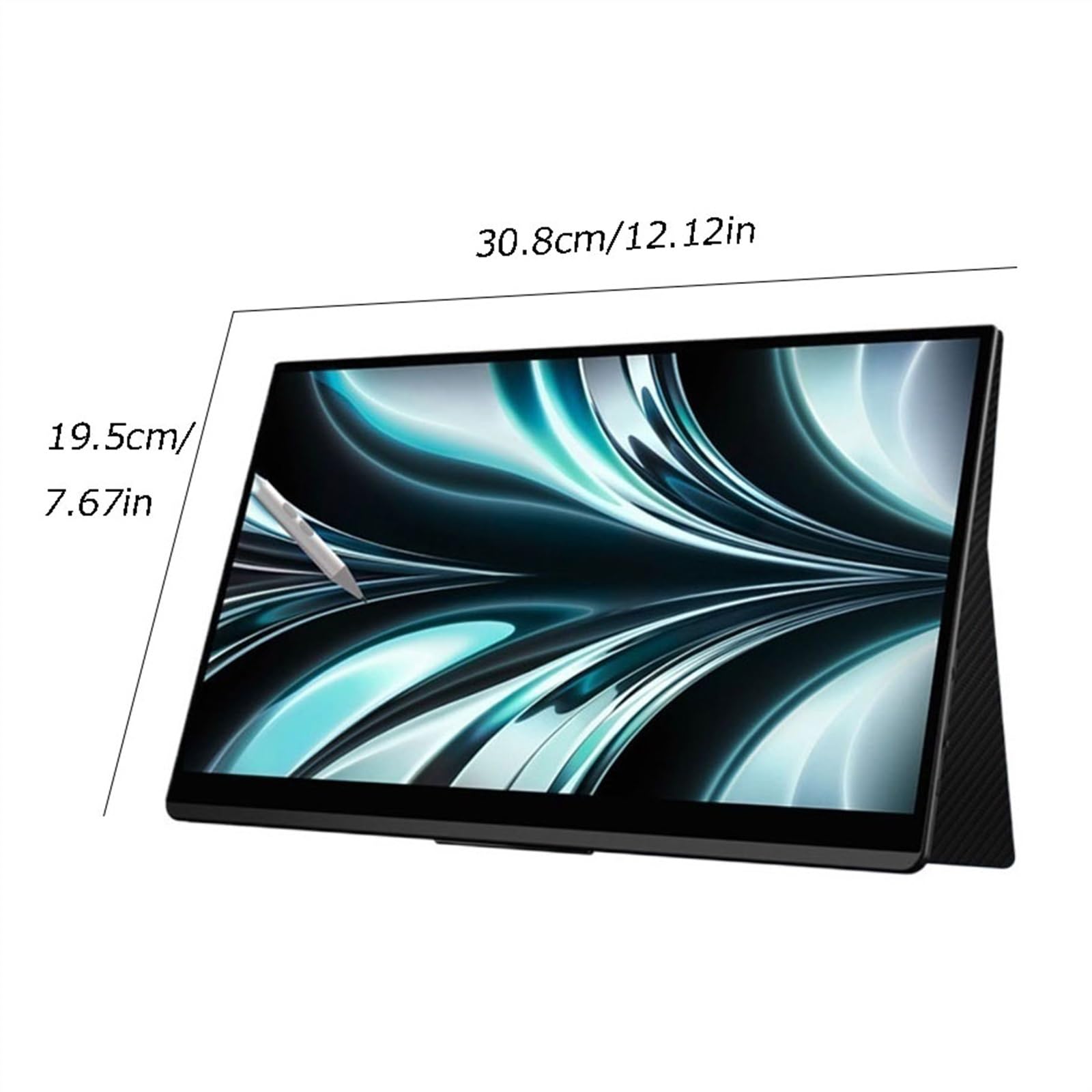 Drugi ekran 13.3-calowy przenośny monitor IPS, monitor dotykowy OLED, dodatkowy ekran do telefonu, rozdzielczość 3840x2160, zewnętrzny do gier biurowych