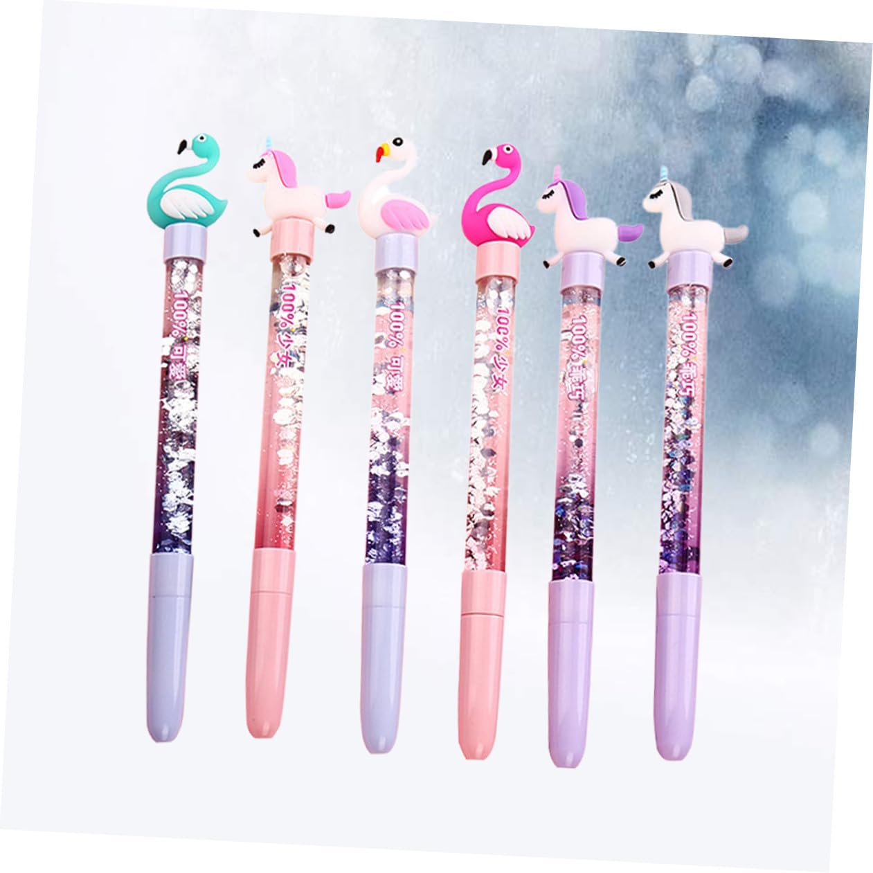 MAGICLULU 3 Set di Penne Gel Eleganti con Motivo a Cigno Punta da 0 05 Mm Inchiostro Nero Cancelleria per Studenti Scrittura Penne Gel Robuste 6 Pezzi*3