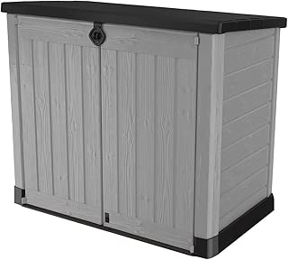 Keter 245009 Store-It-Out Ace Resin Outdoor Storage Shed 39 Cubic Foot, Grey - coolthings.us