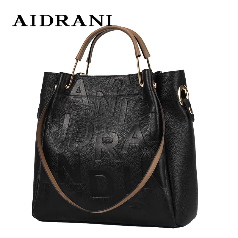 Genuine leather two-piece women's handbag large capacity mother-and-child bag set multifunctional crossbody shoulder purse4