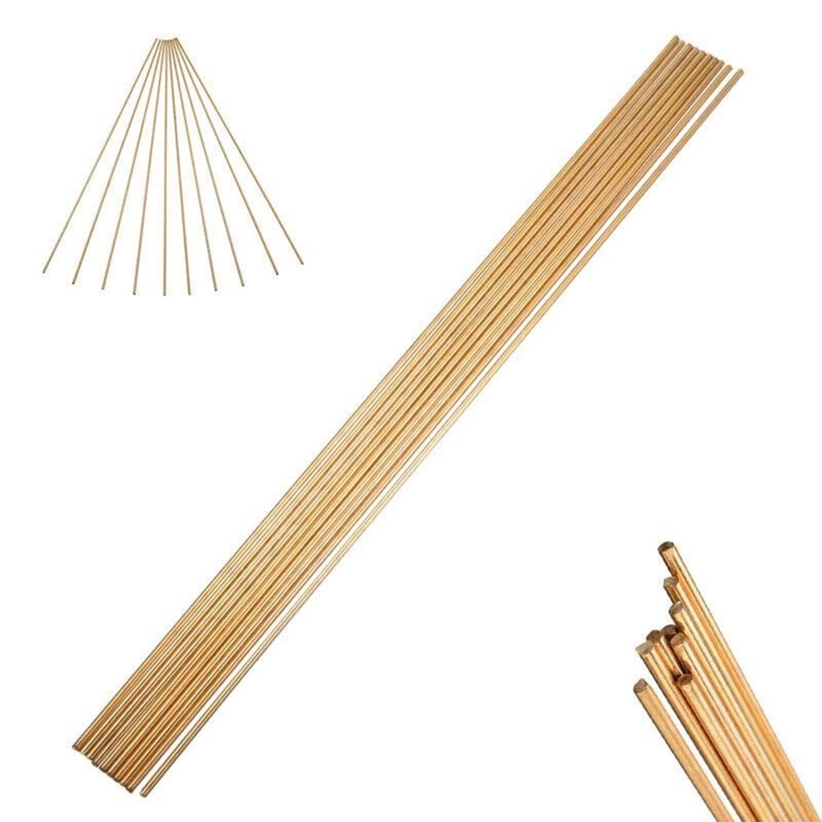 Alambre de Soldadura Electrodo Cubierto de latón 30 Unidades for reparación de Soldadura de Cobre, aleaciones y Hierro Fundido Gris.