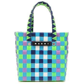美品＊MARNI マルチカラー かごバッグ マルニマーケット マルチカラー MARNI MARKET MINI BASKET | Marni