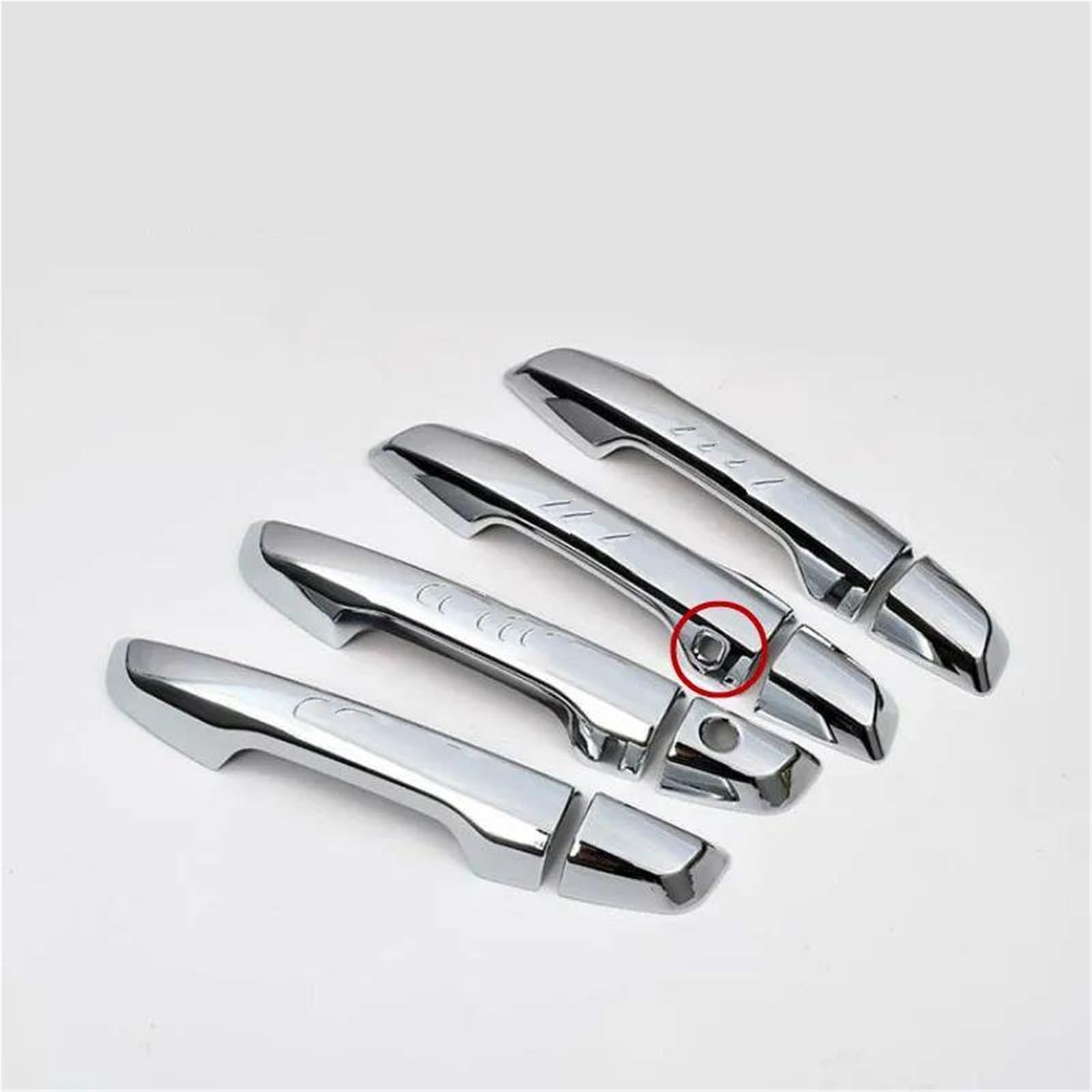 Noheeu Style2 For Cr-V Crv 2017 2018 2019 2020 2021 Chrome Car Door Handle Covers Trim Overlay Styling Auto Accessories(Style2)