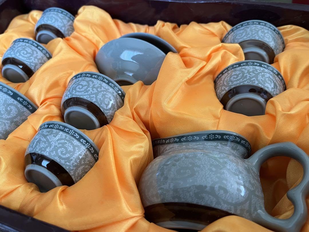 天福茗茶 龍鳳万里 陶器茶器セット 2個 天福茗茶 龍鳳万里 陶器茶器セット 2個 今季ブランド 天福茗茶 龍鳳