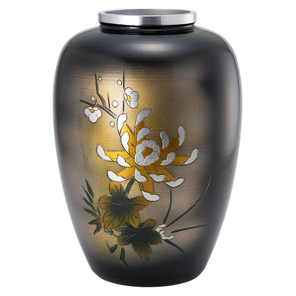 Amazon｜仏壇屋 滝田商店 仏壇用花瓶・お盆用花瓶 アルミ製 太夏目型