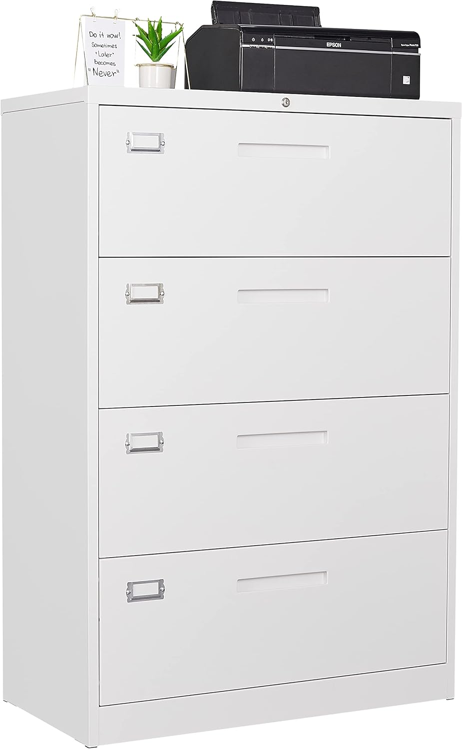 Fesbos Lateral File with Lock, 4 Drawer Bangladesh Ubuy