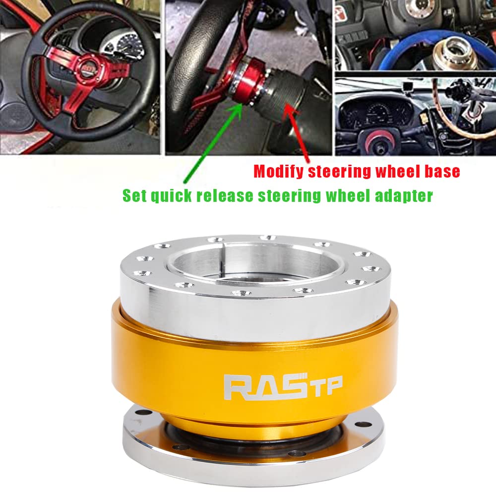 Amazon | MUTEKI ステアリングボス クイックリリース アルミ合金