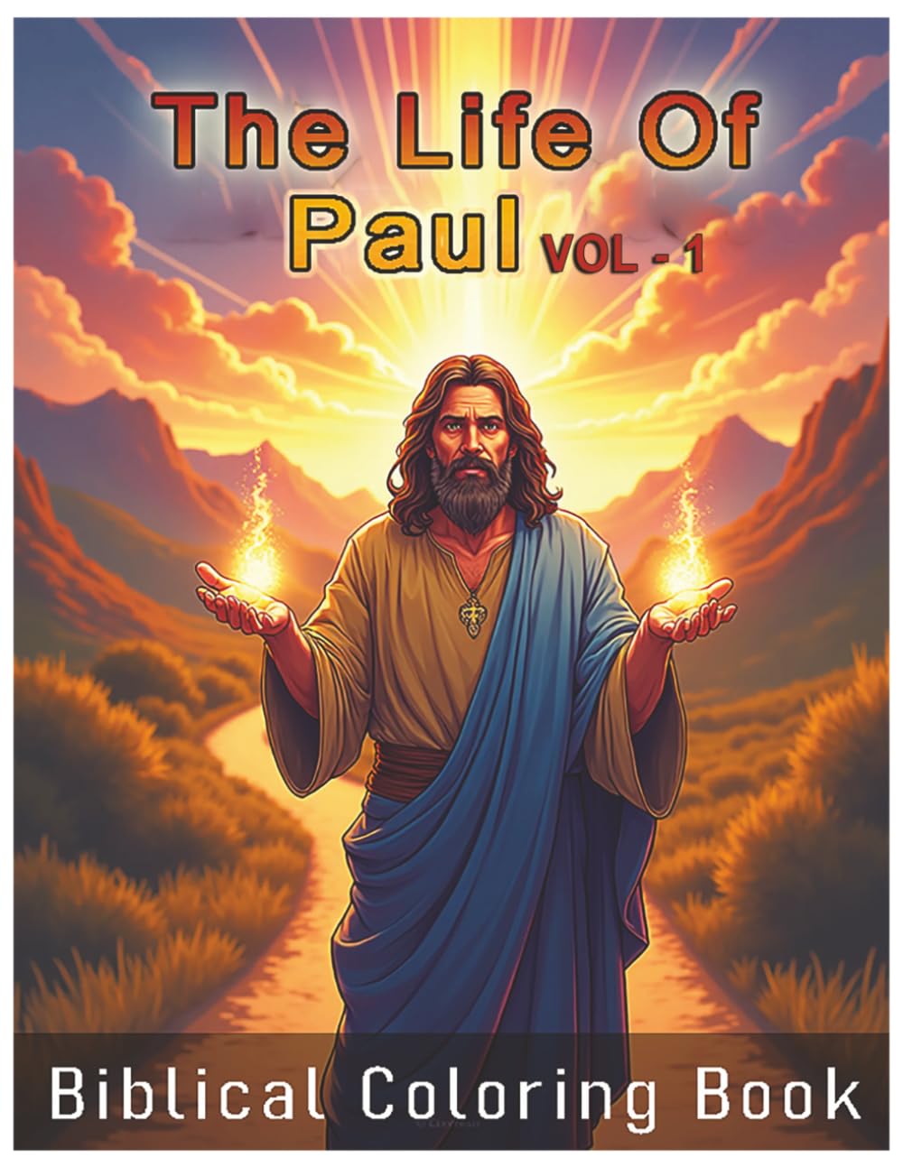 Bible Coloring The Life of Paul Bible Coloring Book Vol. 1: Biblical Coloring Pages of Saul to Paul, Road to Damascus, Missionary Journeys, Early Church, and Scripture Stories