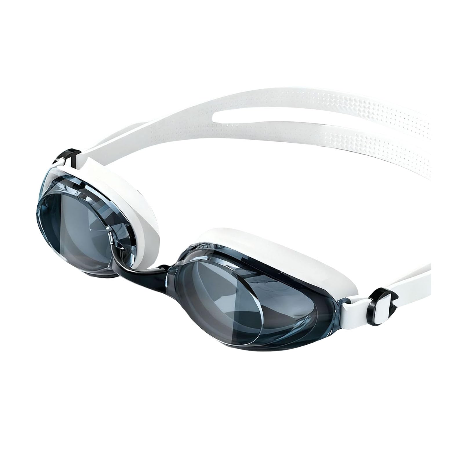 RetroNest Swimming Goggles Adults Waterproof Pool Eyewear UV Protection, Anti-Fog, No Leakage Durable Silicone for Men Women Youth White
