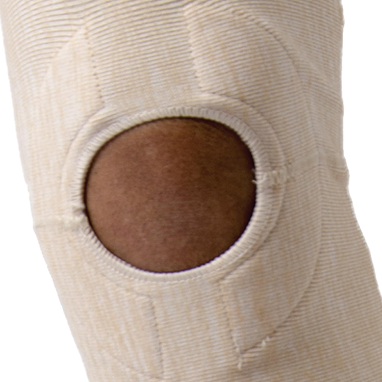 Beman 352 - Ginocchiera Ortopedica Menisco Ginocchiera Sportiva per Rotula Legamenti Crociati Fascia Ginocchio Antiscivolo Traspirante con foro rotuleo Tutore Fascia per Uomo Donna (Nudo,1)
