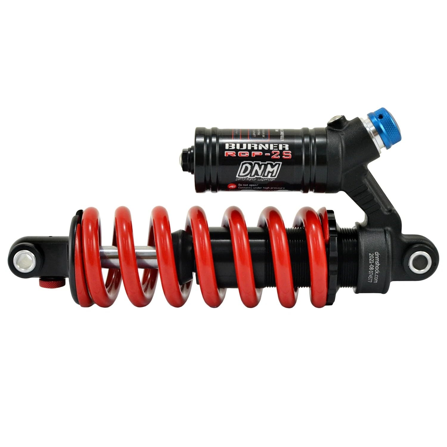 DNM BURNER-RCP2S MTB DH Bike Ammortizzatore posteriore 200 mm 249,5 kg, molla a spirale rossa, ST2443