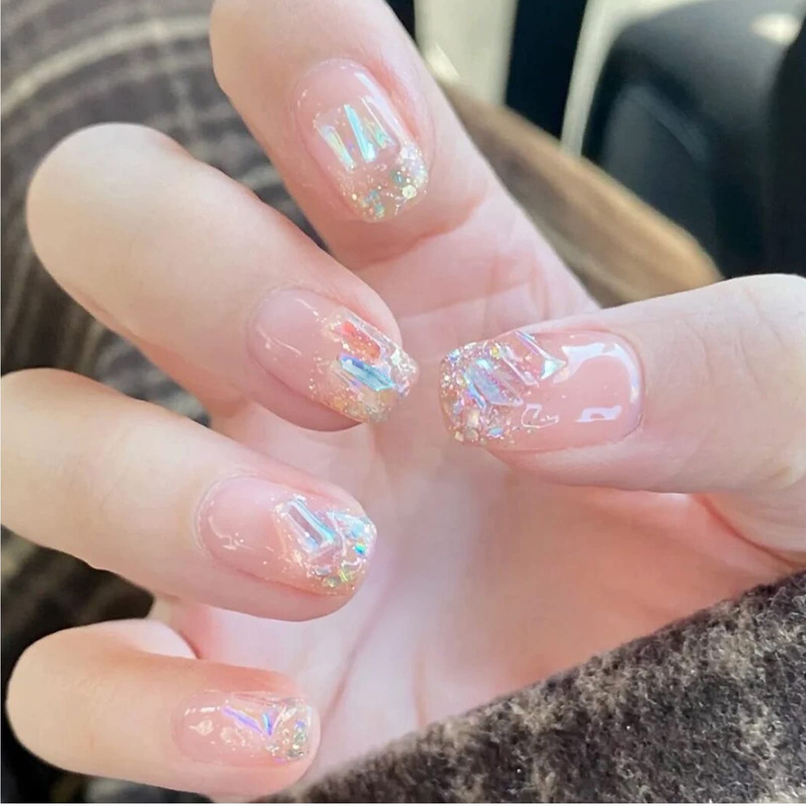 ネイルチップ 超薄 240枚 ショート 短め クリア ミディアム 付け爪 楽天市場】サイズ別販売【ベリーショート】【クリアネイルチップ】50