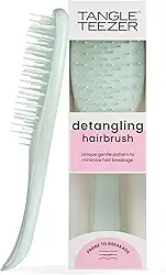 Tangle Teezer - Escova de cabelo desembaraçadora The Ultimate Detangler Extra Gentle para todas texturas capilares fragilizadas. Cor: Verde