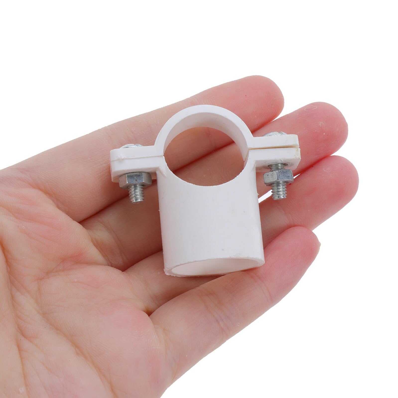 Collier Suspendre de Tuyau Pvc Blanc 30 Pièces pour Tube