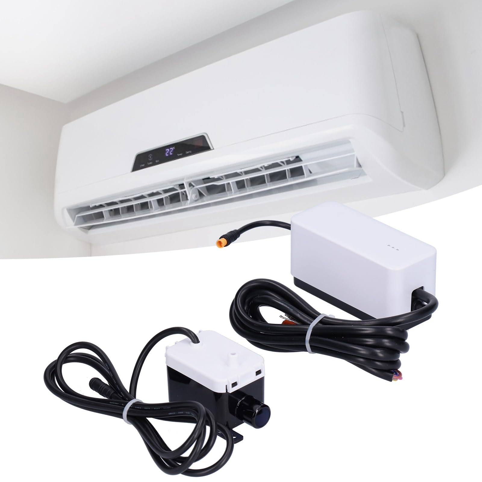 Bomba de Condensado Automática para Aire Acondicionado Mini Split, 110-240V, 3W, Montaje en Pared, HVAC Industrial, 10 Metros de Altura