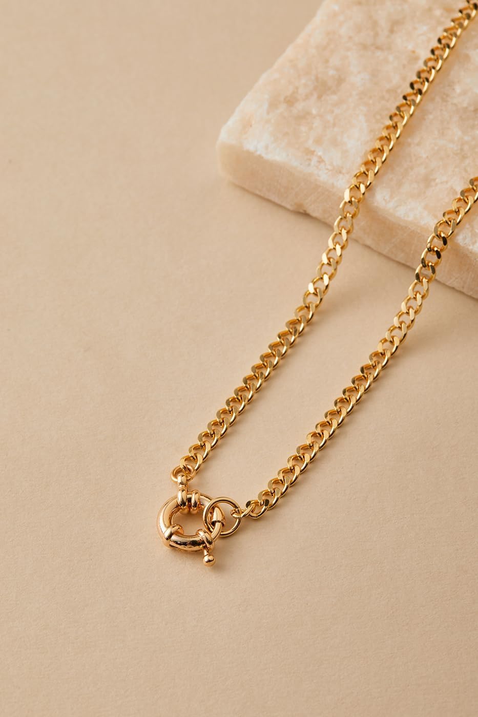 Dainty Cuban Chain Necklace 14K Plated Gold Minimalist Chunky Choker Chain Short Chain Necklaces for Women Jewelry Gift - Image 7