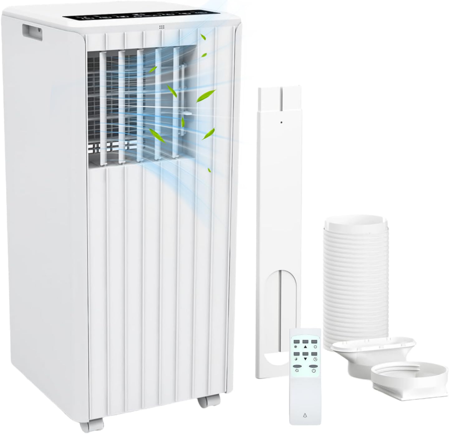 8000 BTU Portable Air Conditioner 4-In-1 Quiet Portable AC Unit Up to 350 Sq Ft Portable Ac With