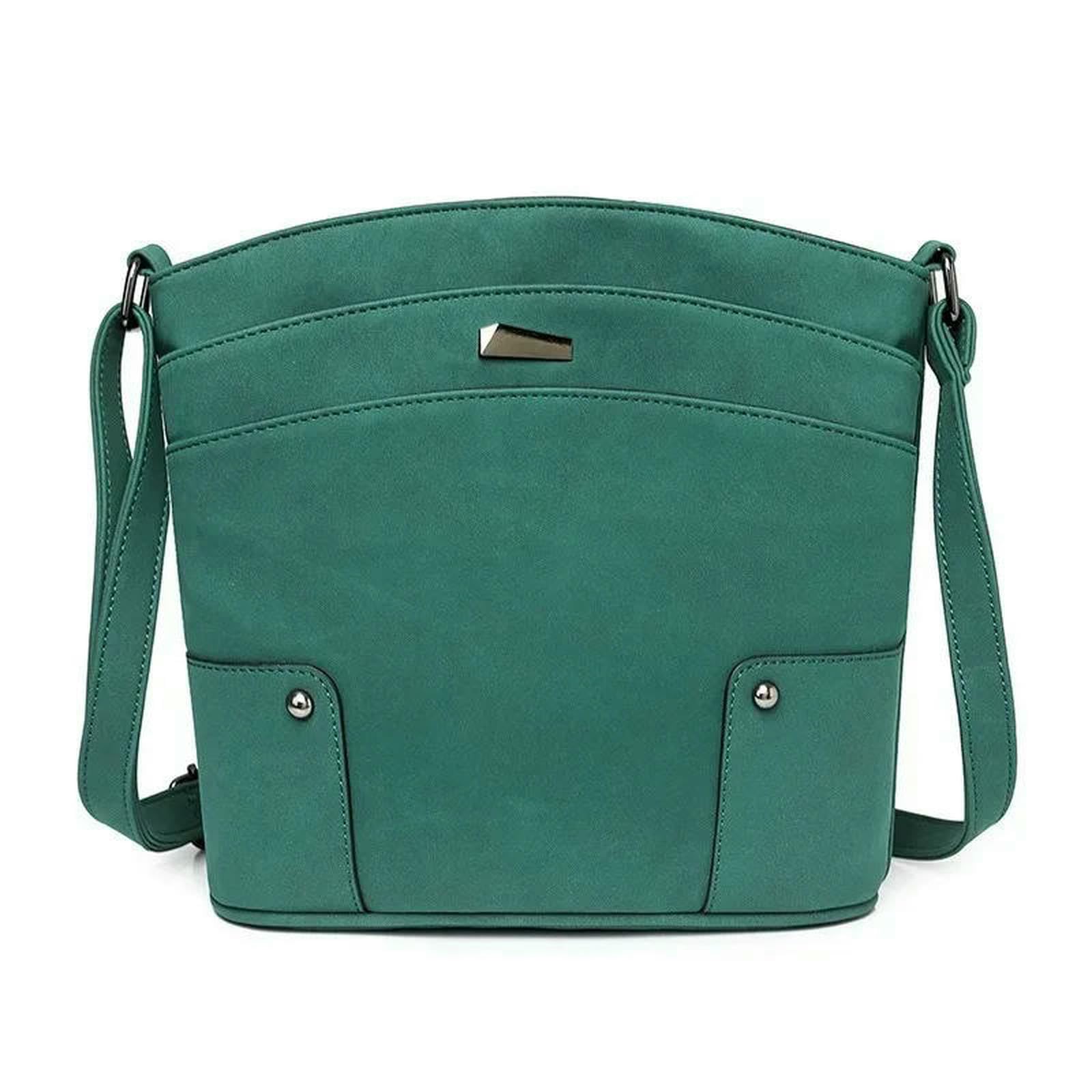 Borsa Donna A Spalla da di Grande capacità Crossbody-Green