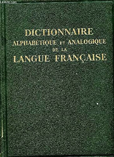 Amazon.fr - DICTIONNAIRE ALPHABETIQUE ET ANALOGIQUE DE LA LANGUE ...