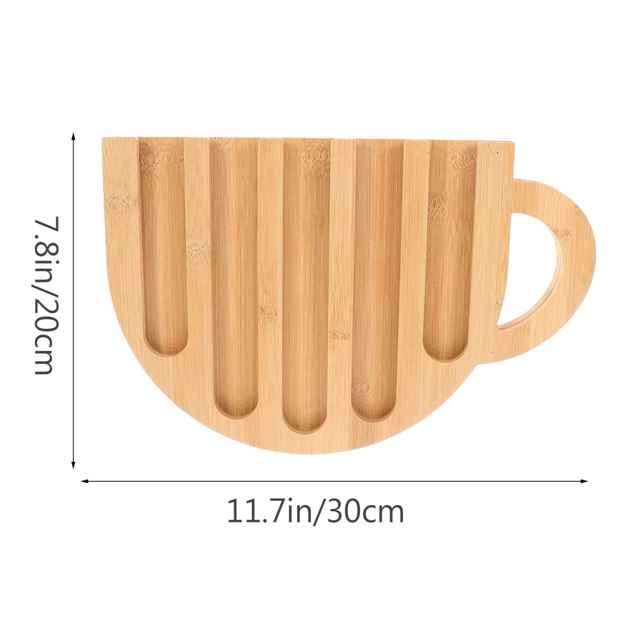 Estante Diseño Taza para Cápsulas de Café de Madera Beige | Organizador Creativo para Oficina y Hogar, Formato Estable y Compacto, Soporte de Exhibición Estilo Original