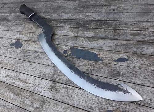 Egyptian Khopesh - Espada egipcia Khopesh hecha a mano de acero de alto carbono de 26 pulgadas, hoja fija negra con funda de cuero, regalo de disponible en Yaxa Colombia