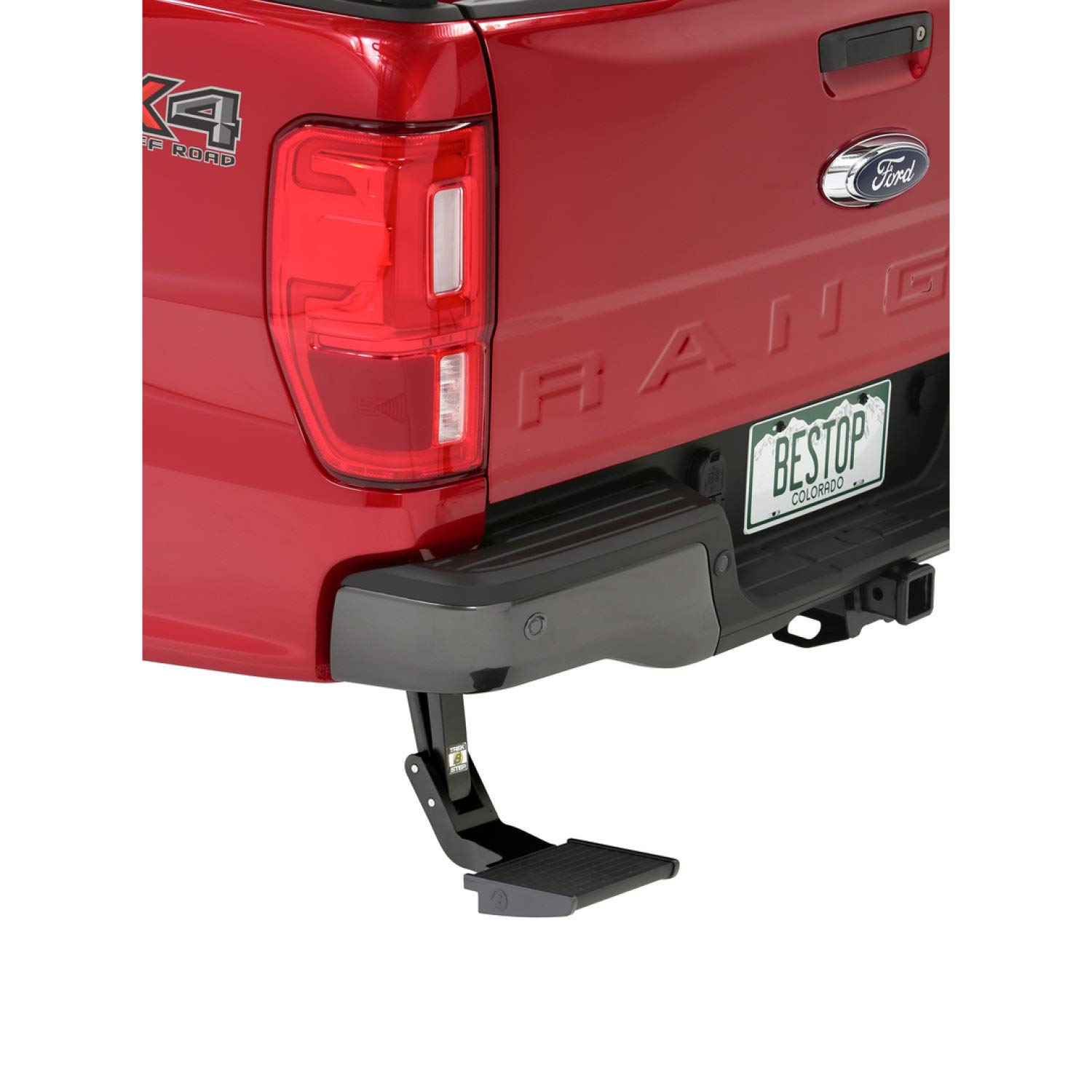 BestopTrekStep Rear Step - '19-20 Ranger; Driver Side, Black