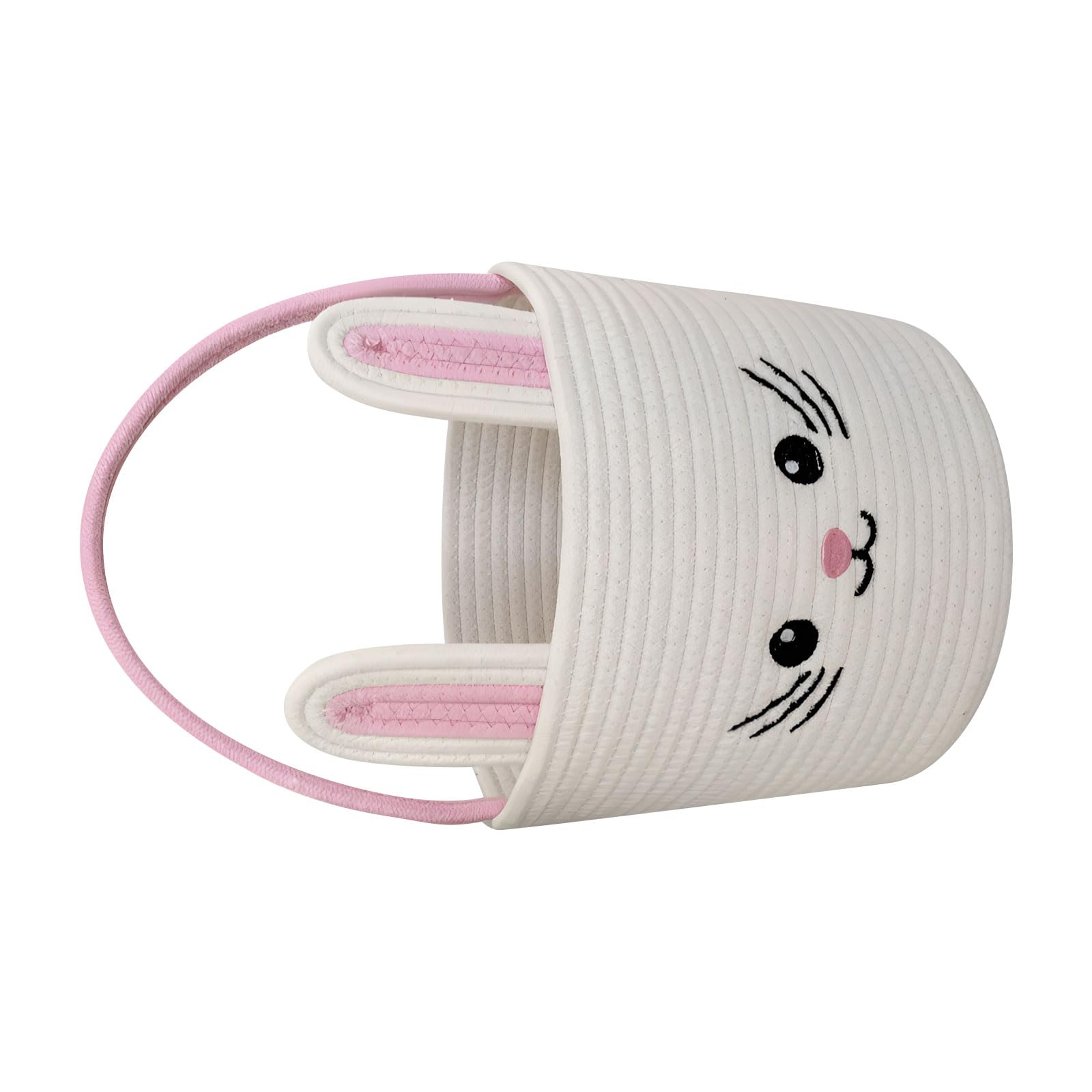 Creature Shaped Cotton Carry Container Suitable for Treat and Outdoor Fun Spring Celebration Storage Basket