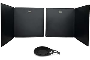 2 Pack Foldable Stainless Steel Splash Guard with Spoon Rest