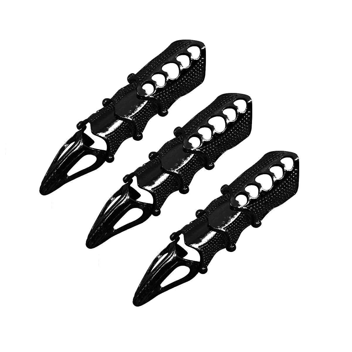 Gothic Full Finger Armour Bendable Knuckle Joint Ring Punk Finger Claw Hand Paw Ring for Women Men Costume Cosplay Party Jewelry