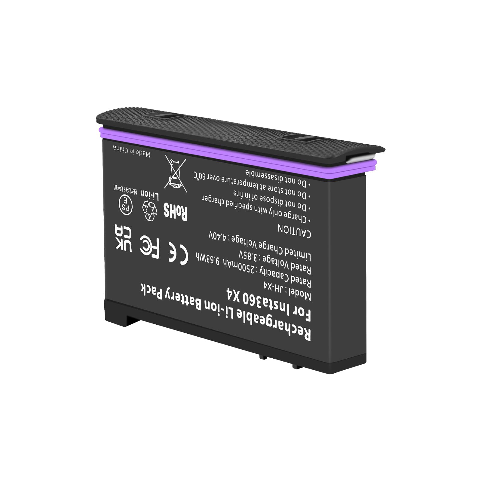Akumulator zastępczy do Insta360 X4 akumulator 2500 mAh dodatkowa bateria (2)