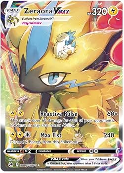 Karta Pokemon Zeraora VMAX GG42/GG70 GGV (SWSH Crown Zenith