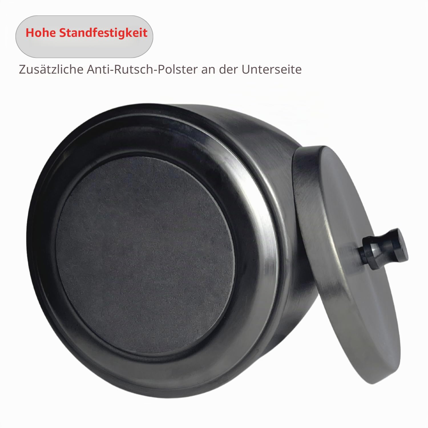 Aschenbecher Groß Outdoor Aschenbecher mit Deckel Aschenbecher für Außen Terrasse Edelstahl Winddicht Rauchfrei Aschenbecher für Balkon Aschenbecher für Raucher Zigarre Home Office Dekoration