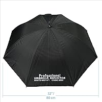Vista 4 de BRITEK Paquete de 2 Paraguas reflector de estudio profesional de 32 pulgadas (31.5 in) negro + blanco con funda protectora, piezas de metal