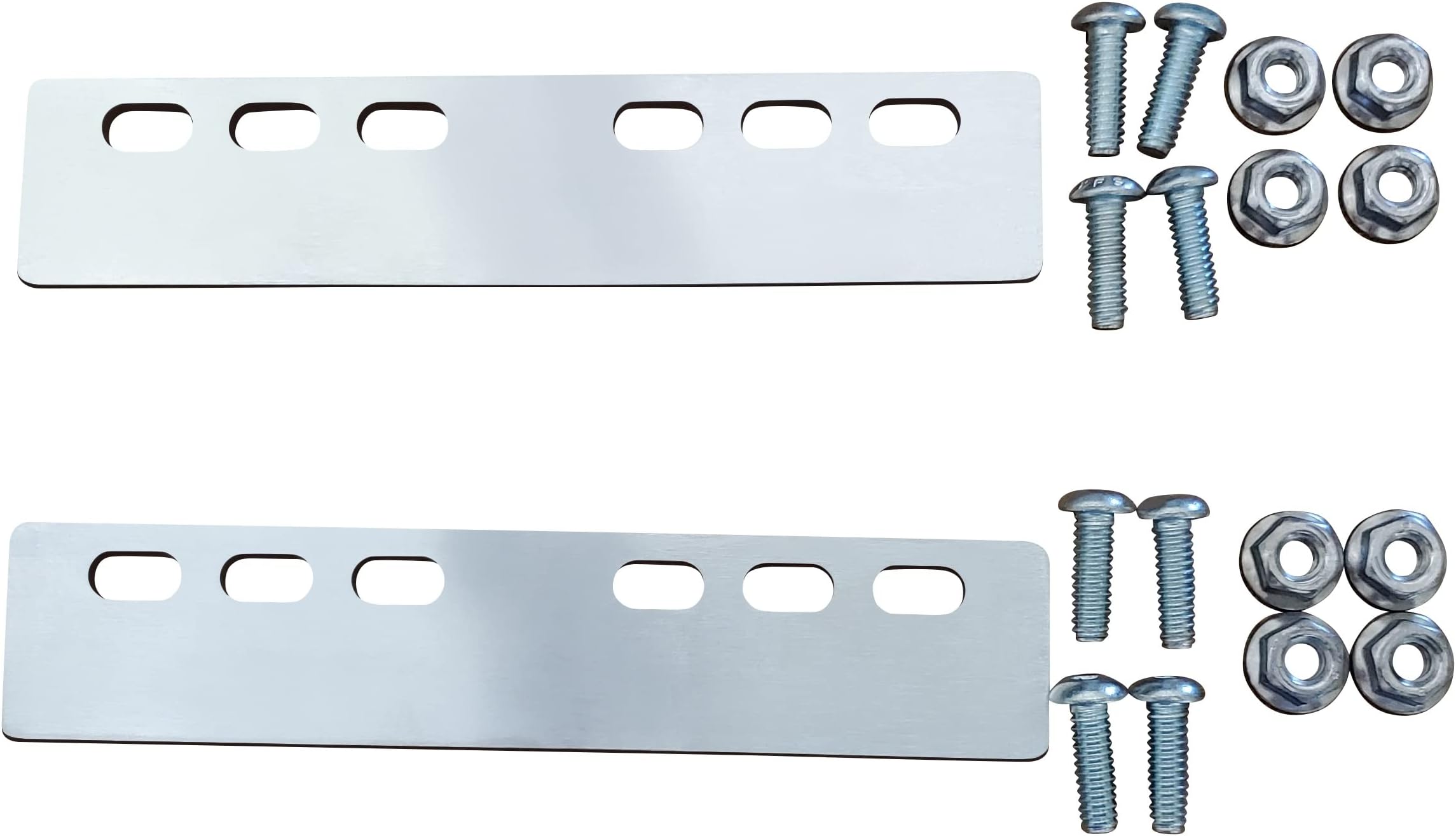 Ultimation Conveyor Connector Plate Kit – Includes 2 Steel Plates, Zinc-Plated Screws, and Lock Nuts – Heavy Duty Support for RS14 Gravity Conveyors, Belt Extensions, and Roller Systems