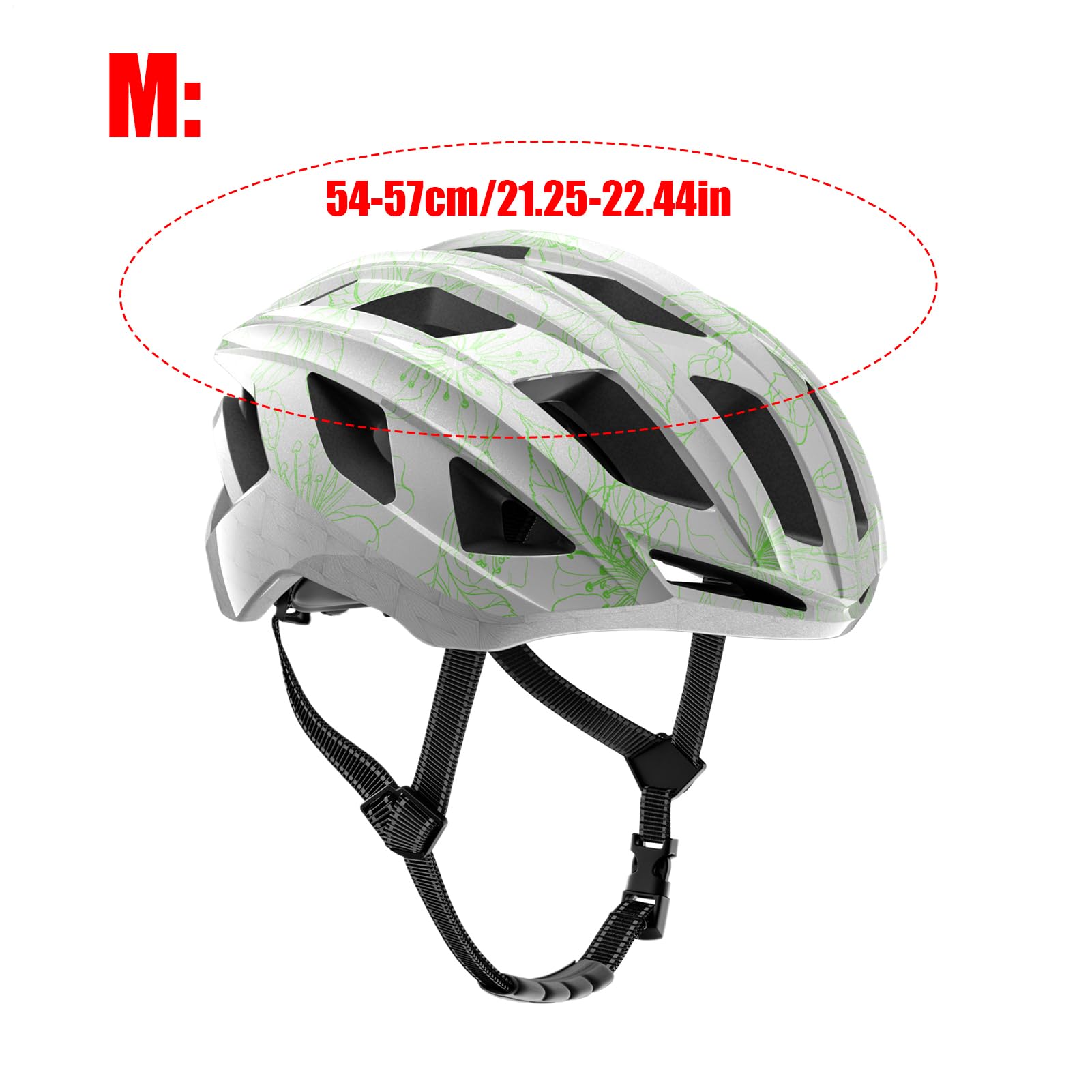Fahrradhelm, Damenhelm, atmungsaktiv, verstellbar, Schutzausrüstung für Damen und Herren, Radfahren, Outdoor-Sportaktivitäten