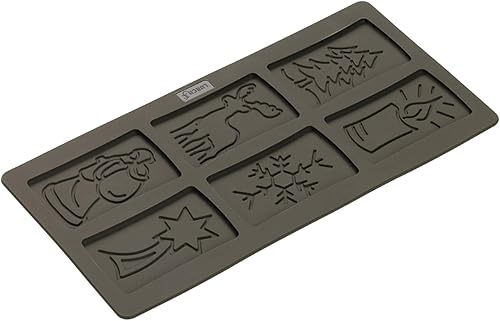 Miniatura 8 de LURCH Alemania Flexiform - Molde de croissants de silicona para croissants de vainilla (Vanillekipferl) 6.6 x 11.8 pulgadas, color marrón Media luna