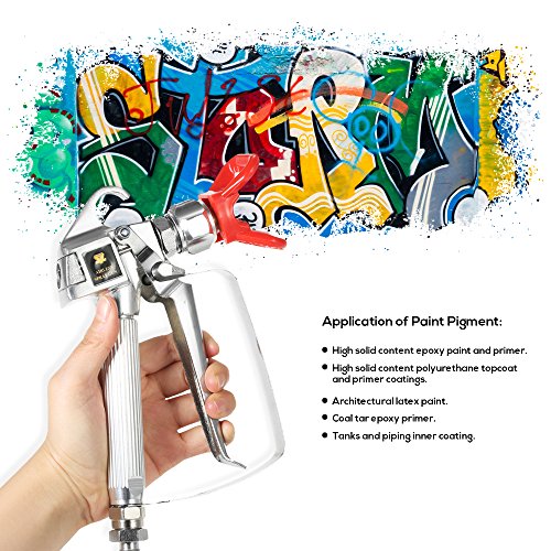 Vislone Airless-verfspuitpistool 3600 psi hoge druk sproeier met 517 sproeipunt en mondbescherming voor Wagner titanium pompverstuiver en airless-machine - Image 7