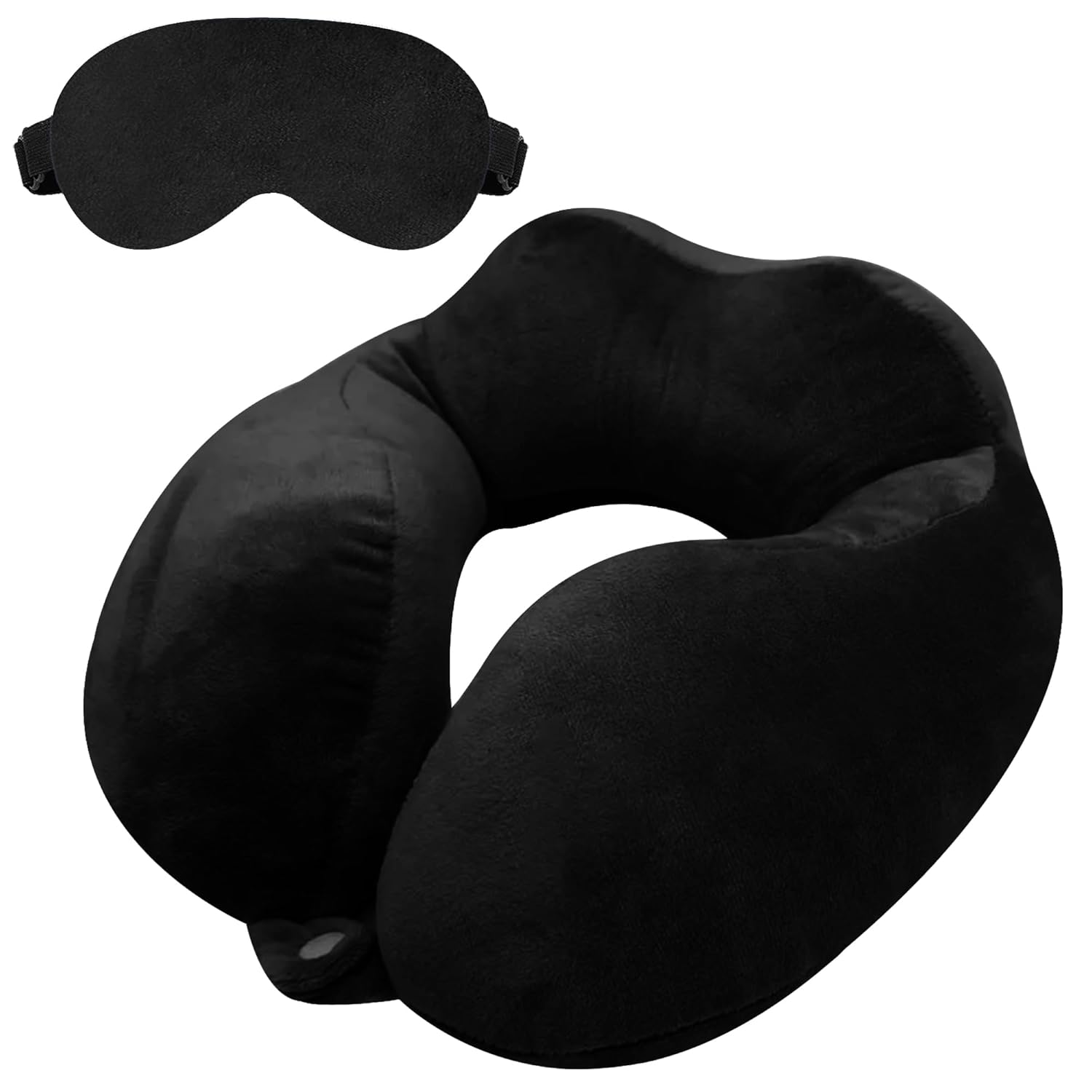 GREELI Premium Neck Pillow Airplane Travel Pillow Neck Adjustable 360