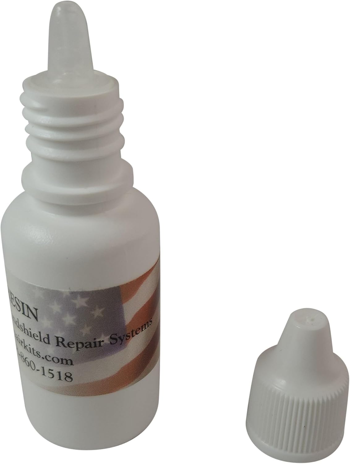 Windshield Repair Resin 3 Pack 15ml Bottles with Built in Dropper - 150 Repairs or More - UV Curable Cracked Glass Rock Chip Repair Resin - for Windshield Chip Repair Kit Bridge Injector